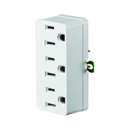 LEVITON OUTLET ADAPTR WHIT 5-15R C22-00698-00W